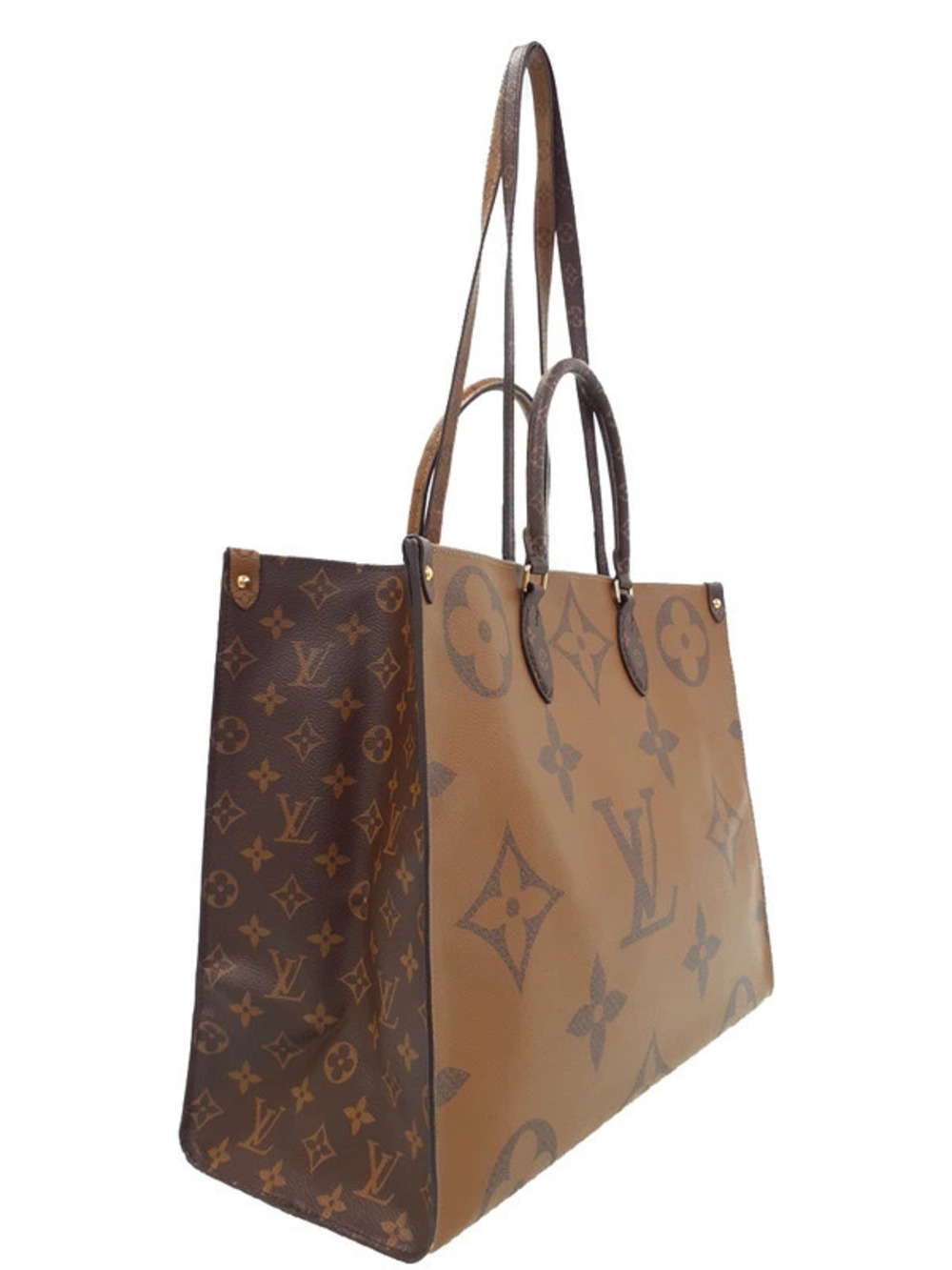 Louis Vuitton The Monogram On Giant Go Bag Brown